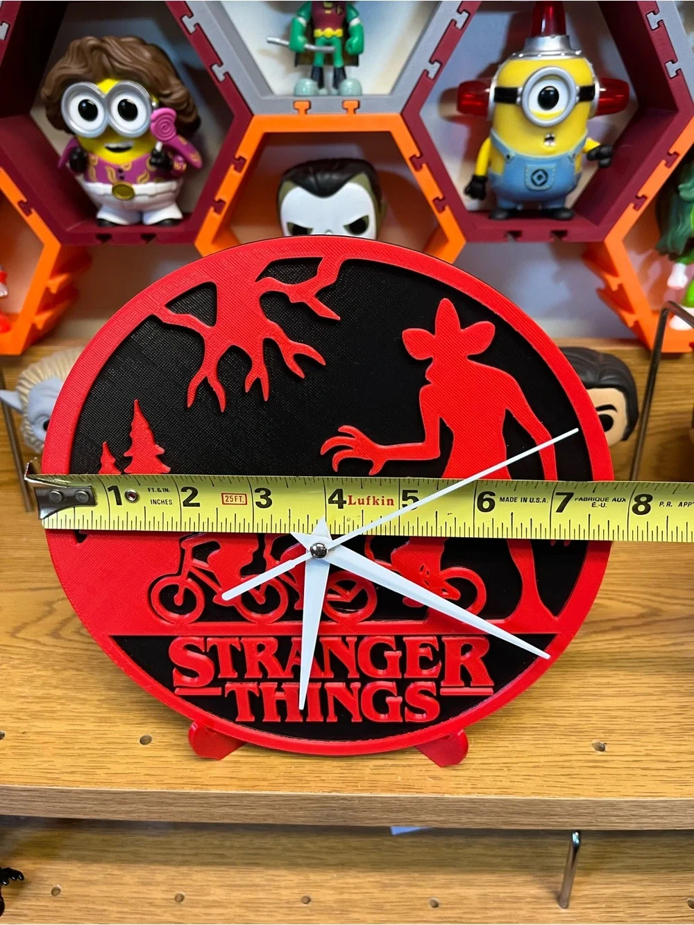 Stranger Things Wall Clock - Red and Black